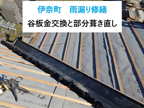 伊奈町部分葺き直し