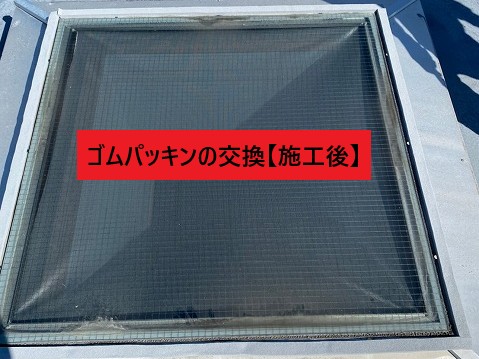 交換後のゴムパッキン