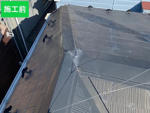 桶川市　貫板交換工事　施工前