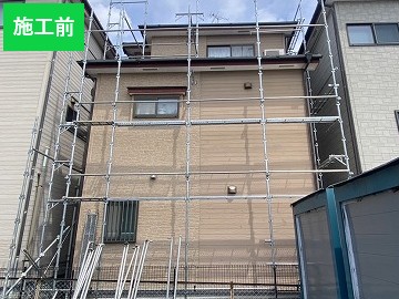 伊奈町　外壁塗装施工前