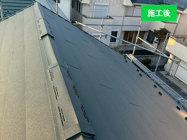 桶川市　コロニアルNEOの施工方法は？塗装NG・カバーOK！