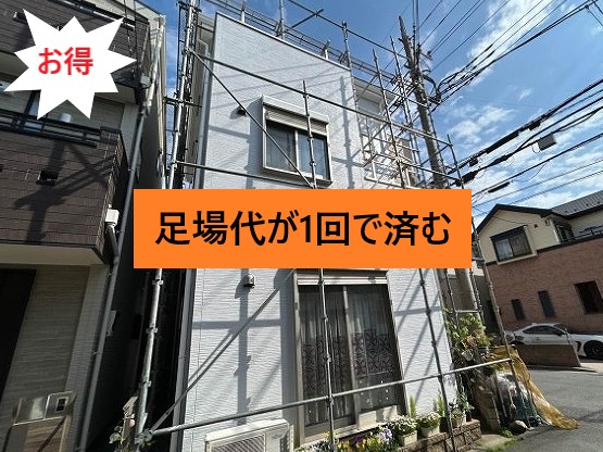 足場設置　