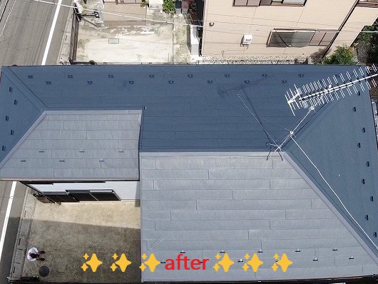 屋根リフォーム後