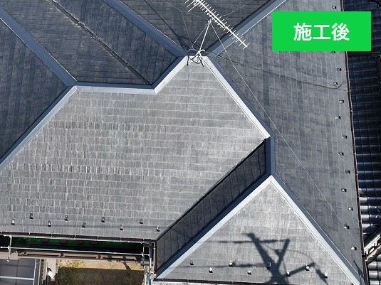 棟板金の浮き　強風やこれからくる春一番などにお気を付けください(^_^)/