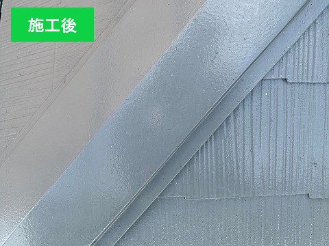 棟板金交換工事を実施　台風や強風に要注意ですよ～