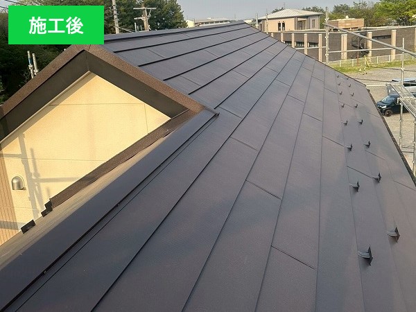 伊奈町　問題あるパミール屋根を現地調査後、屋根カバー工法で施工しました♪