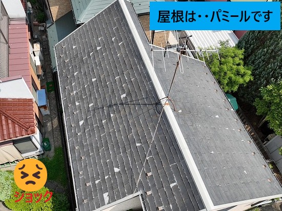 屋根はパミールです