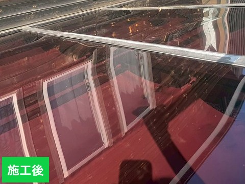 熊谷市　サンルーム屋根修理施工後