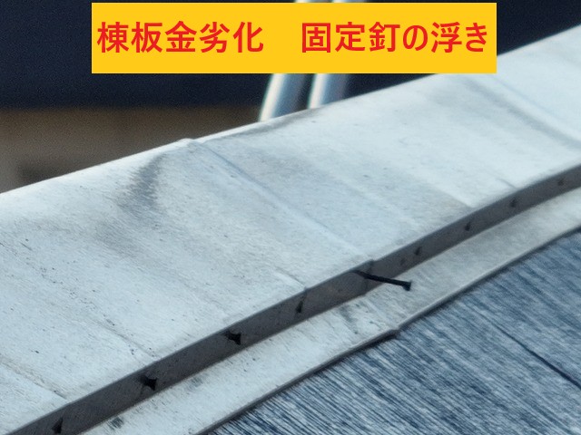 棟板金劣化