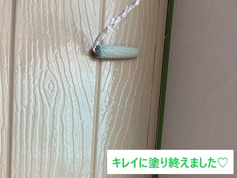 戸建て住宅の下屋根や付帯の塗装を実施しました♪