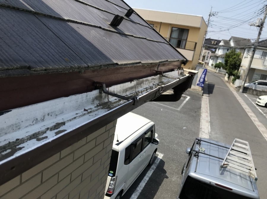 幸手市　雨樋　現場調査