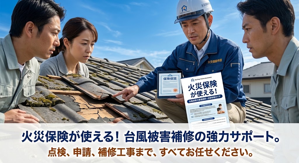 桶川市台風被害　火災保険