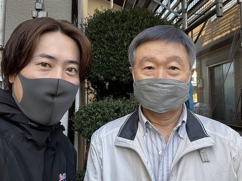 葺き直しと外壁塗装を行ったお客様より嬉しいお声をいただきました