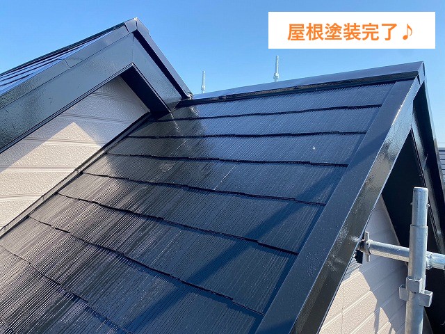 スレート屋根塗装を実施！築25年経過した屋根を蘇らせる✨