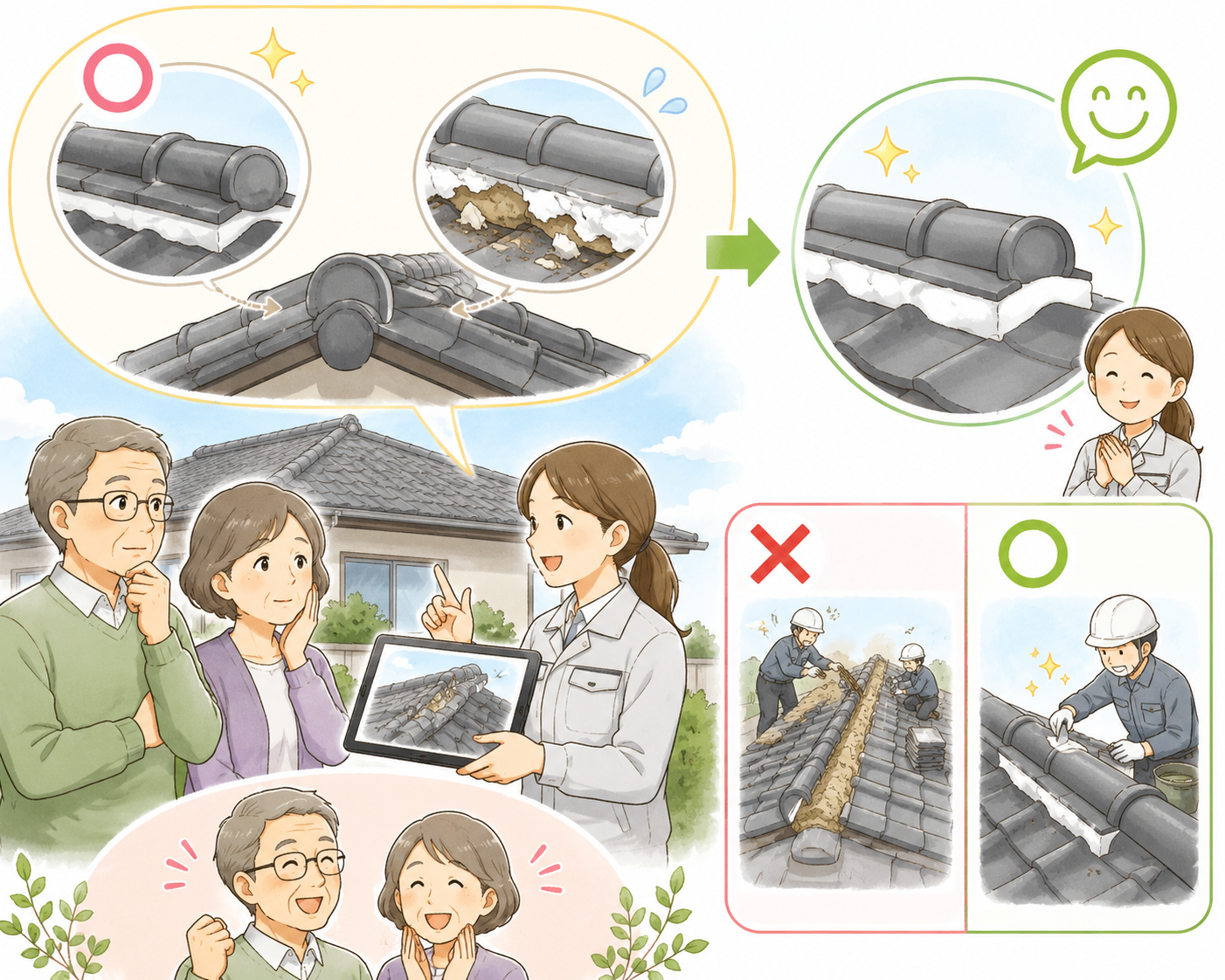お客様のお住まいに合ったメンテナンスをお勧め致します♪