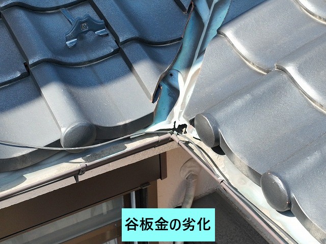 谷板金劣化