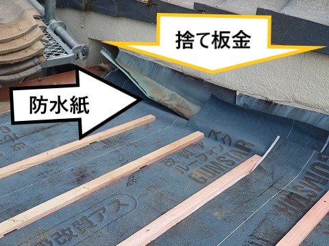 捨て板金