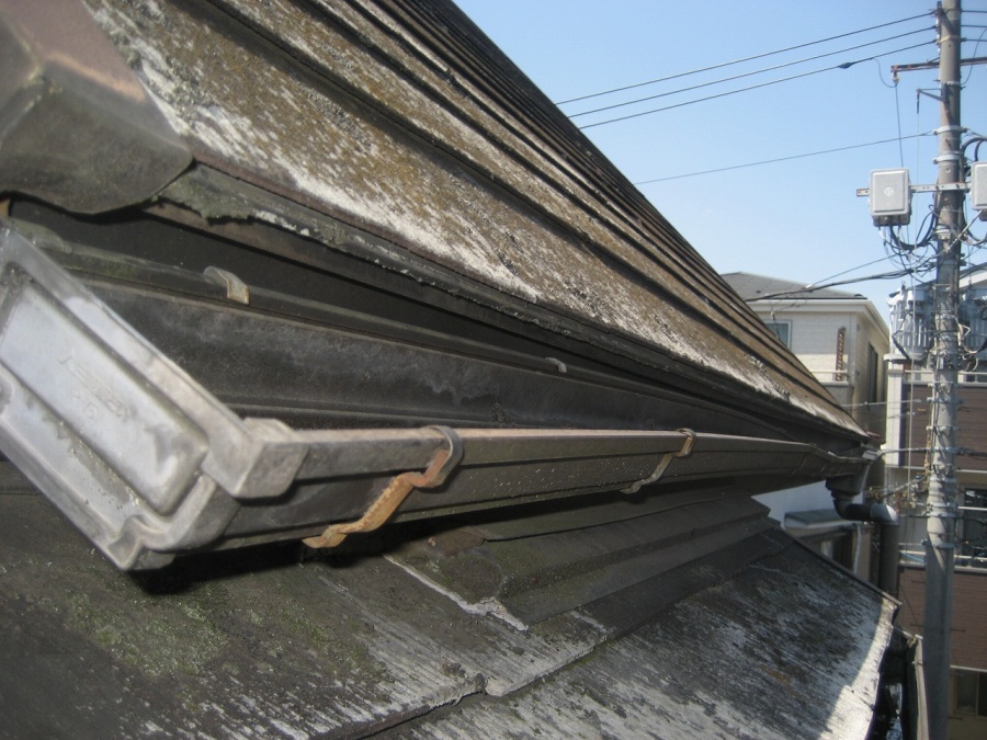 雨樋 釘 赤さび