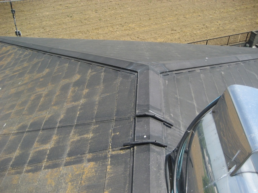 本庄市　屋根　赤さび