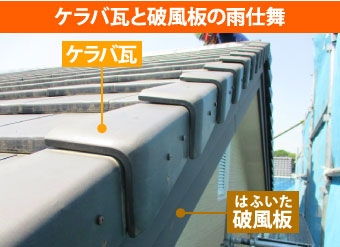 瓦修理　ケラバ瓦の落下寸前・・・補修工事までをご紹介