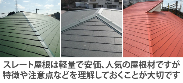 スレート屋根のメンテナンス方法や費用などをお届けします♪