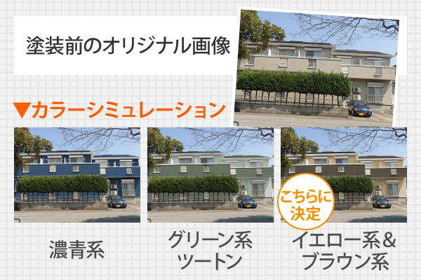 外壁塗り替えで美観と耐久性を両立させました♪