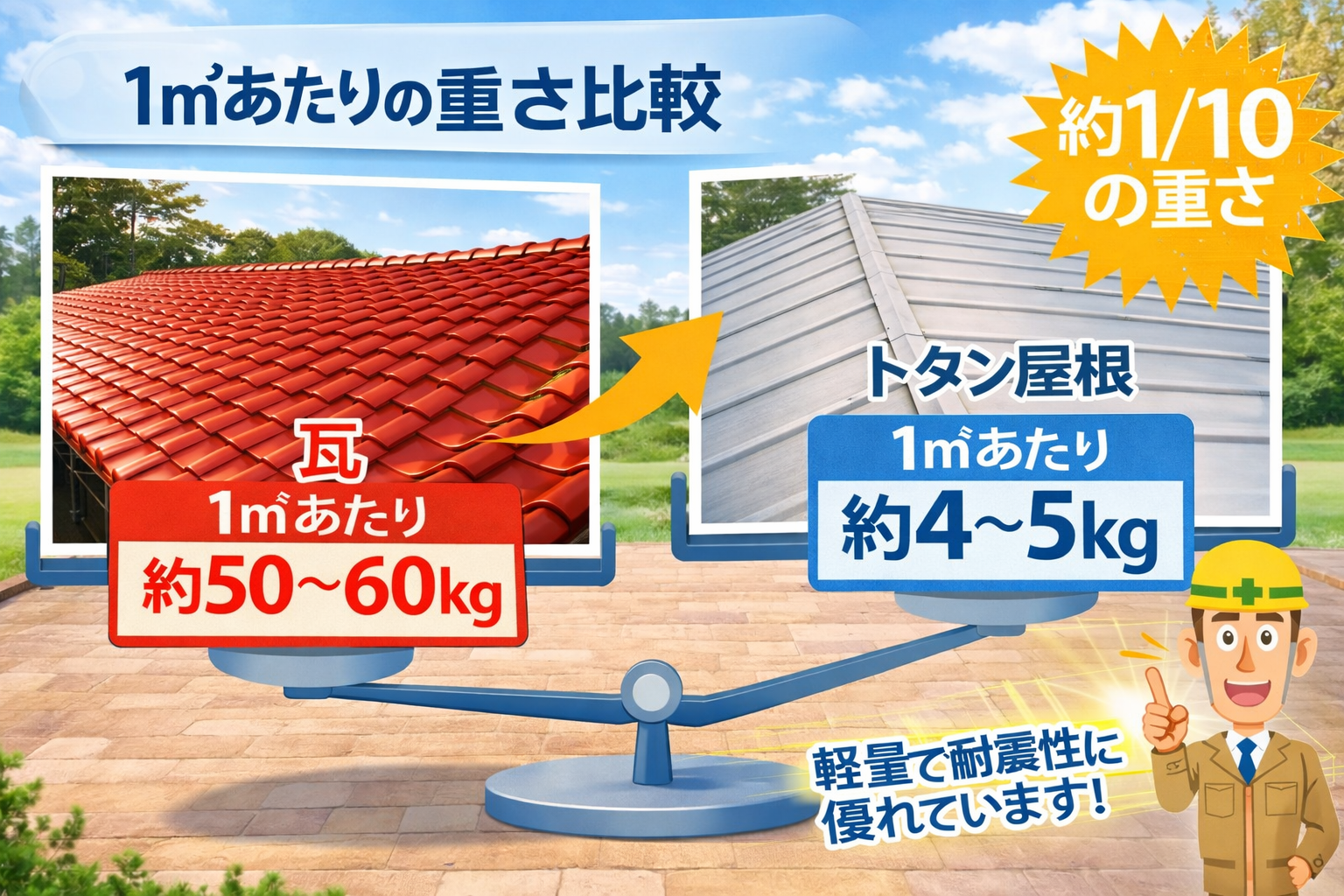 トタン屋根のメンテナンス　二次被害に会う前にしっかり補修しましょう！